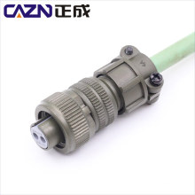 Conector del sensor de vibrasens IP67 MS3106A-10SL-4S Conector de cable eléctrico recto hembra de 2 pines